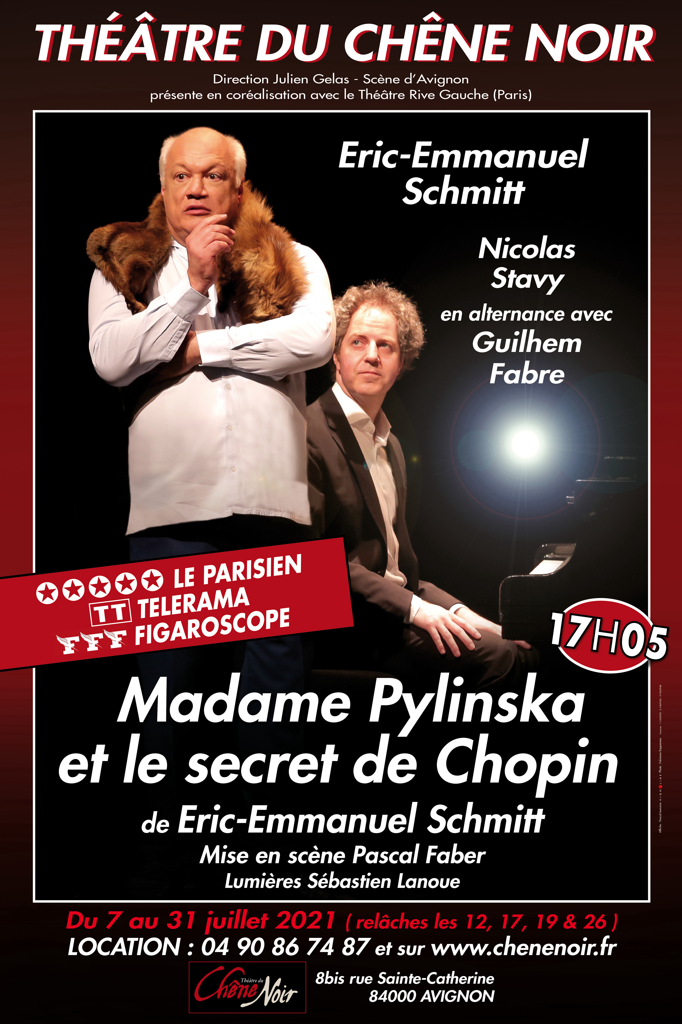 TOURNEE - Madame Pylinska et le secret de Chopin